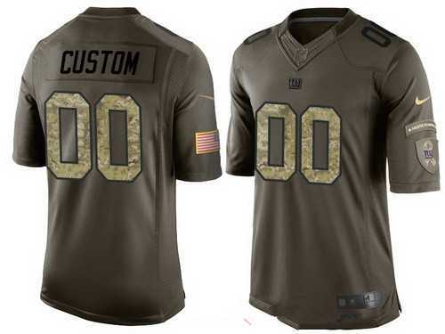 Nike New York Giants Customized Men's Olive Camo Salute To Service Veterans Day Limited Jersey,We sell and wholesale Nike New York Giants Customized Men's Olive Camo Salute To Service Veterans Day Limited Jersey on line form chian!